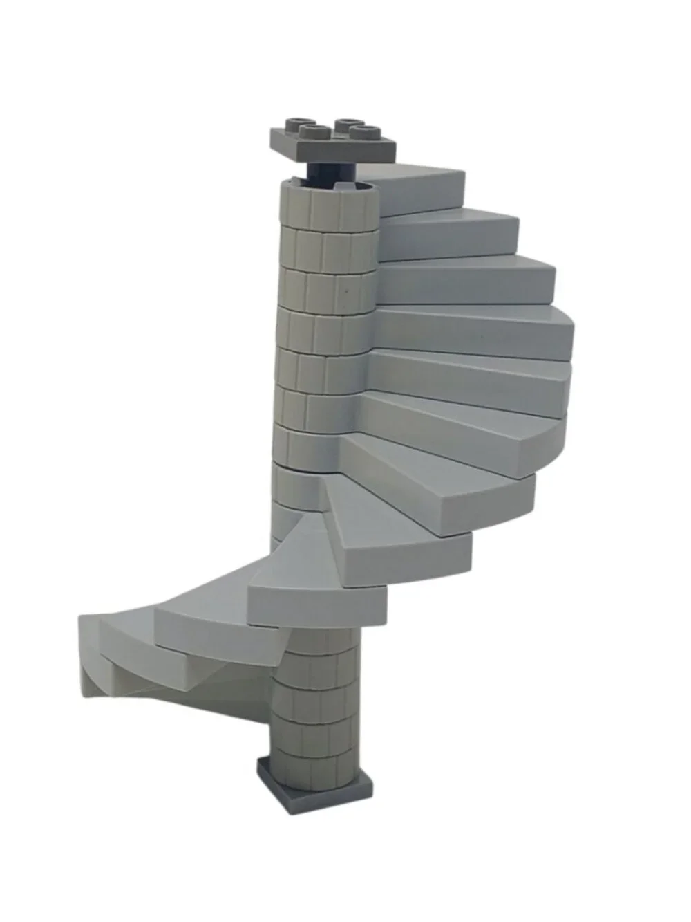 LEGO Spiral Staircase 16 Steps W/ Support Gray Replacement Part 40243 #M-4